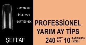 YARIM AY TİPS 240LI ŞEFFAF