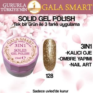 GALA SOLID GEL POLISH 15 ml NO:128