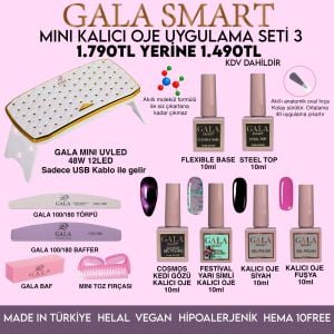 GALA SMART - MİNİ KALICI OJE UYGULAMA SET - 3