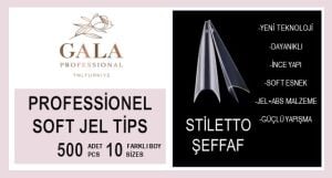 Stiletto Protez Tips 500'lü - Şeffaf