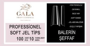 Balerin Protez Tips 100'lü - Şeffaf