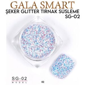 ŞEKER GLİTTER TIRNAK SÜSLEME NO:SG-02