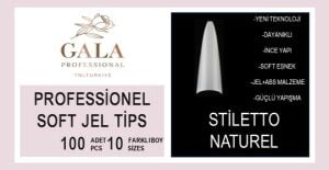 Stiletto Protez Tips 100'lü - Naturel