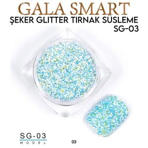 ŞEKER GLİTTER TIRNAK SÜSLEME NO:SG-03