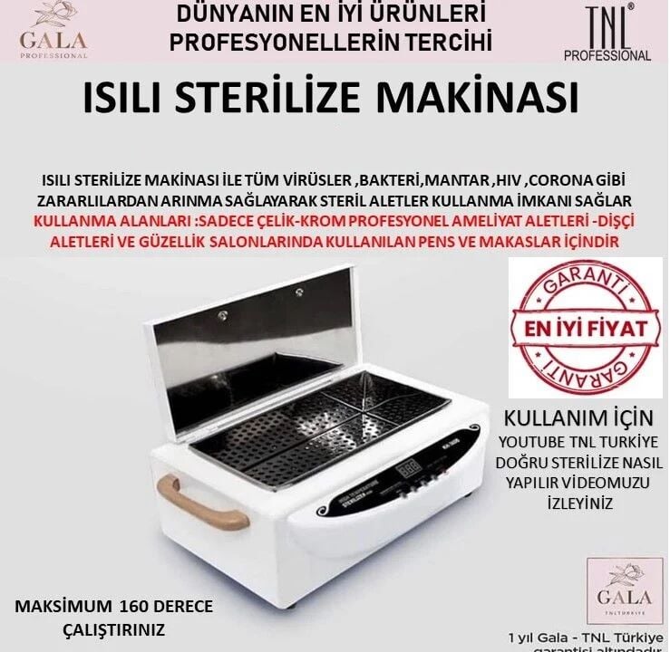 STERİLİZE MAKİNESİ - KURU SİSTEM DİJİTAL MODEL