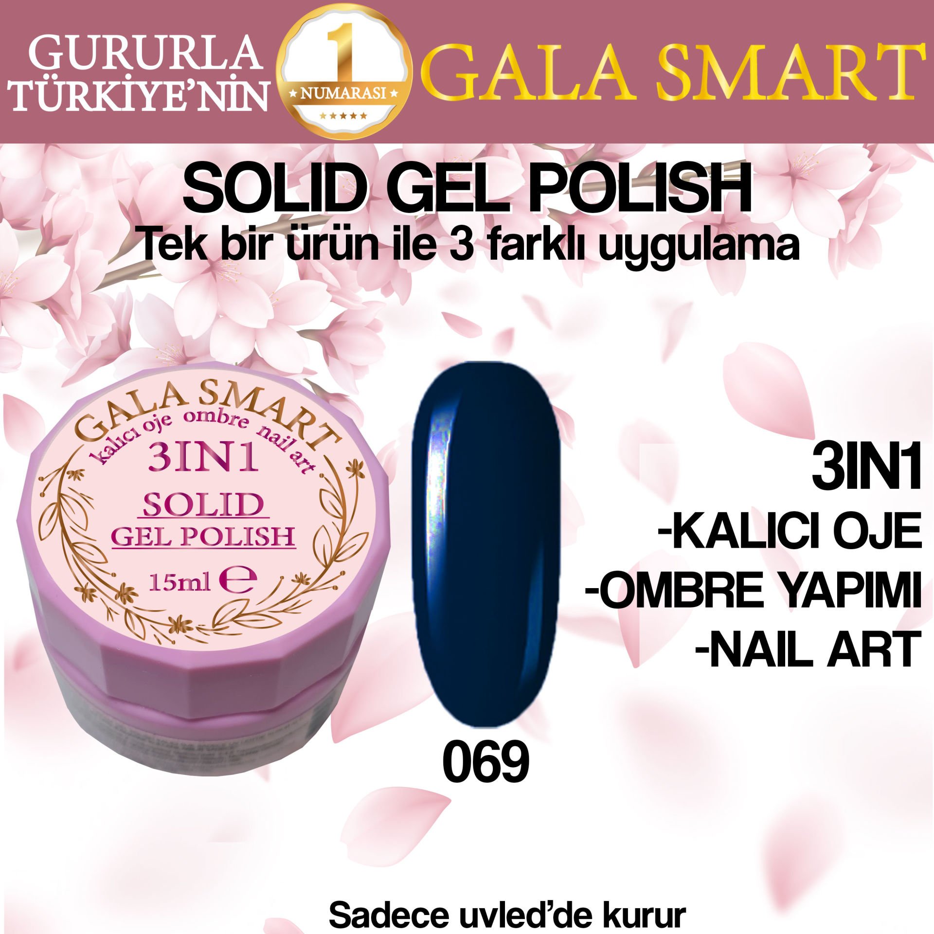 GALA SOLID GEL POLISH 15 ML NO 069