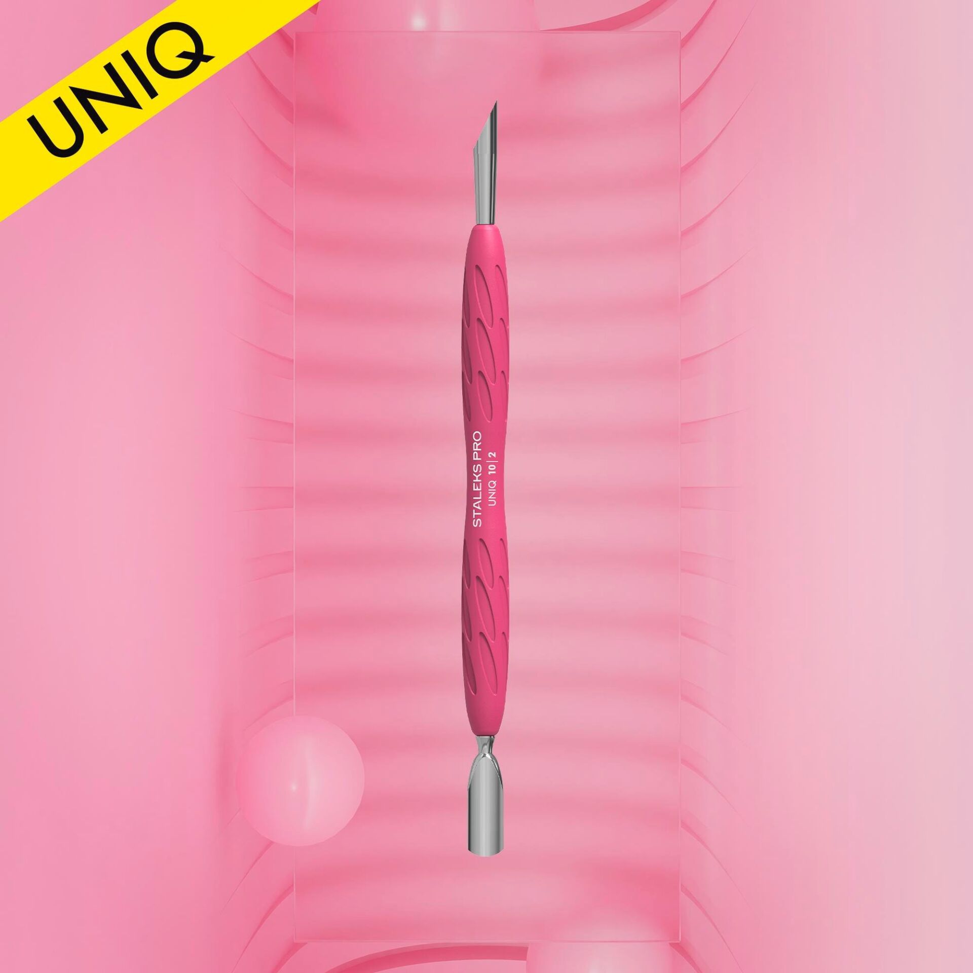 ''Gummy'' UNIQ 10 TYPE 2 Silikon Saplı Tırnak Eti İtici (Dar Yuvarlak + Yamuk İtici)