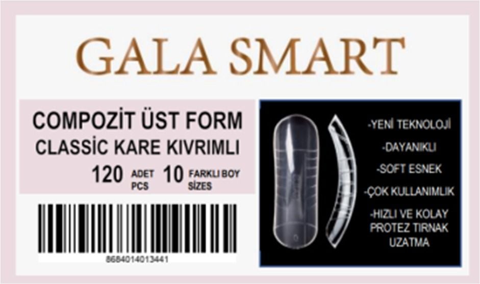 Üst Form Klasik Kare Kıvrımlı - 120'Li Kutu