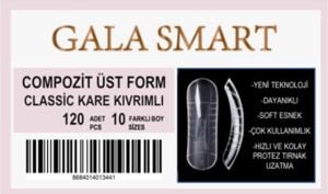 Üst Form Klasik Kare Kıvrımlı - 120'Li Kutu