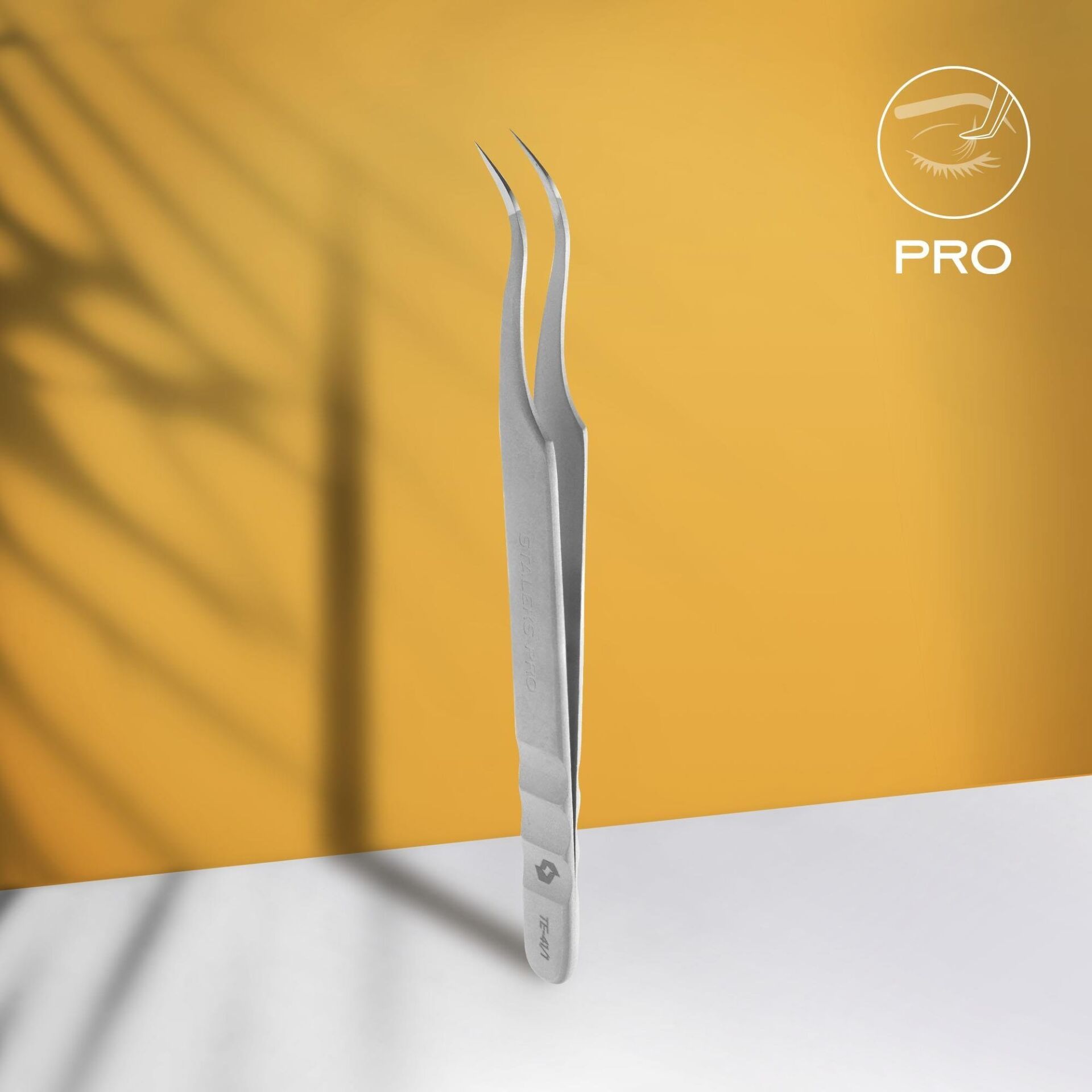 EXPERT 41 TYPE 1 Profesyonel Kirpik Cımbızı (Eğik)