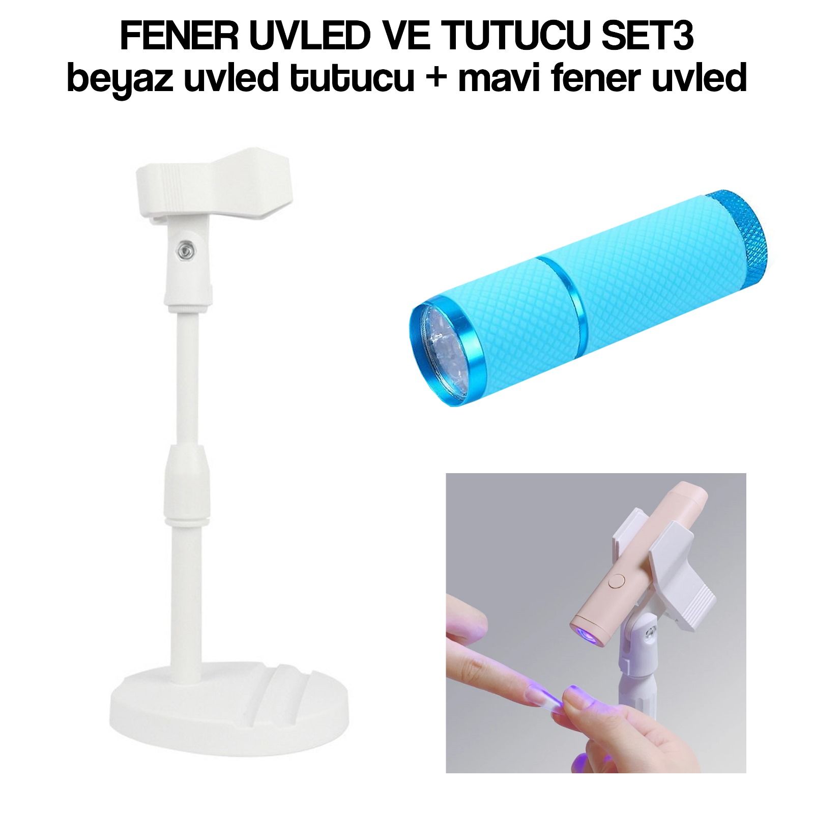 FENER UV LED + UV LED TUTUCU SET NO:3