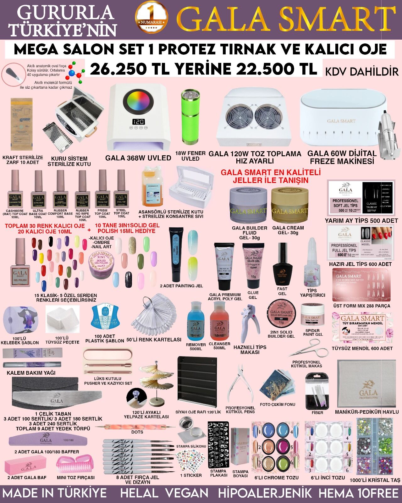 GALA SMART - MEGA SALON SET 1
