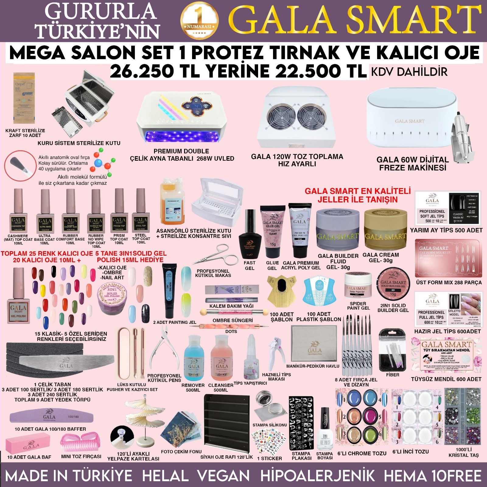 GALA SMART - MEGA SALON SET 1