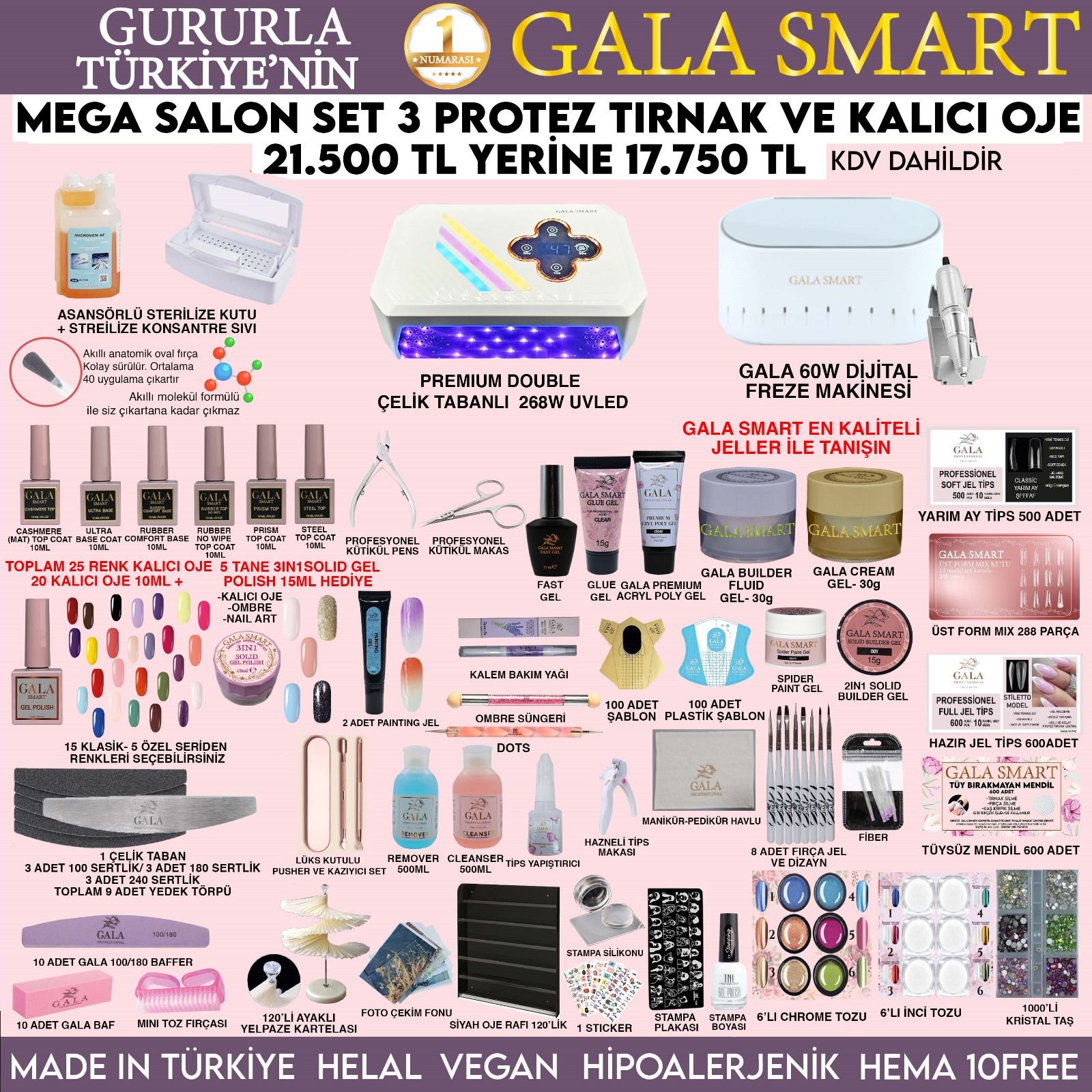 GALA SMART - MEGA SALON SET 3