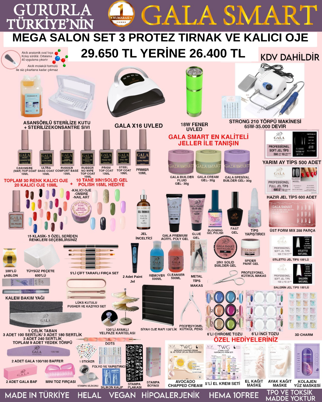 GALA SMART - MEGA SALON SET 3