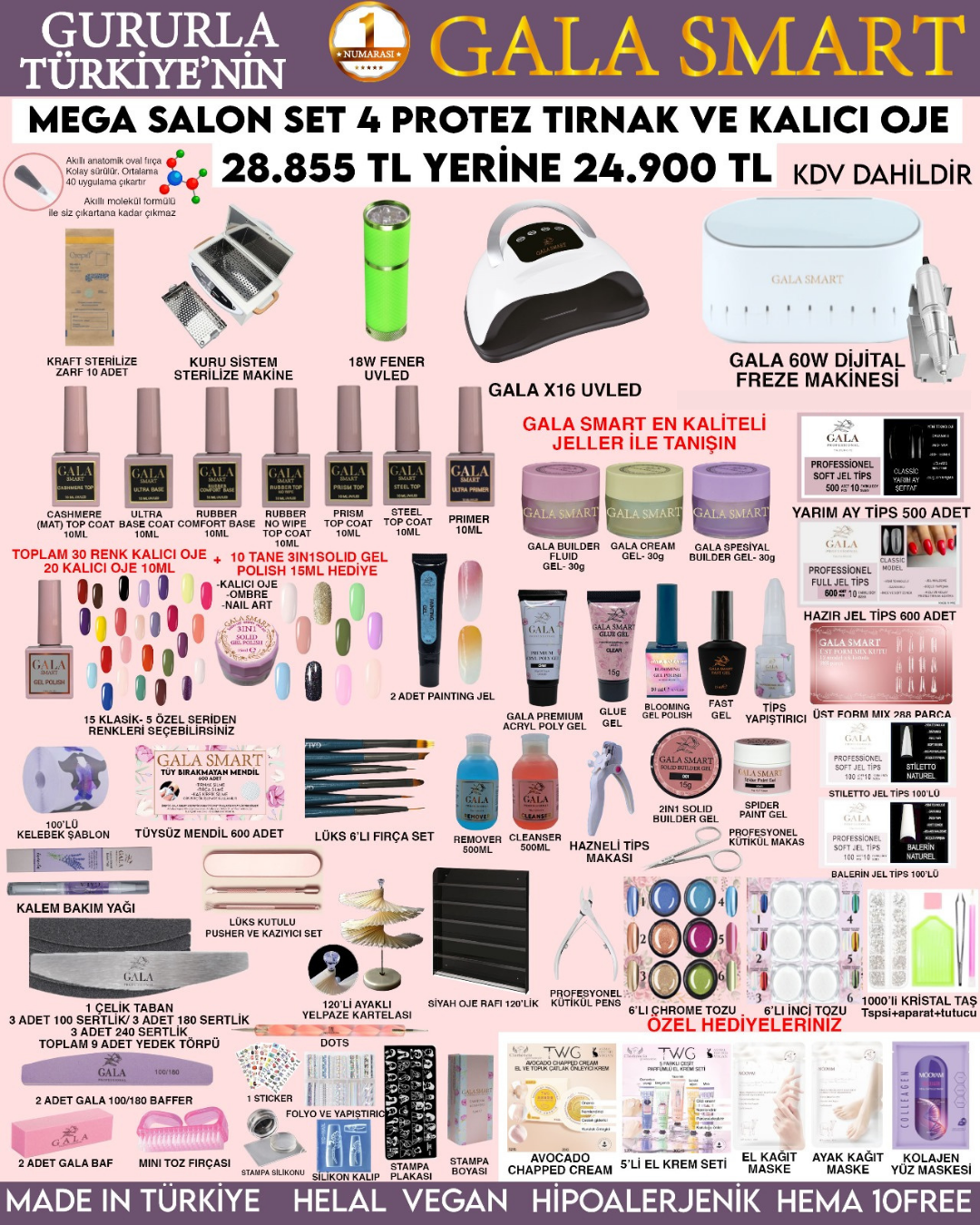 GALA SMART - MEGA SALON SET 4