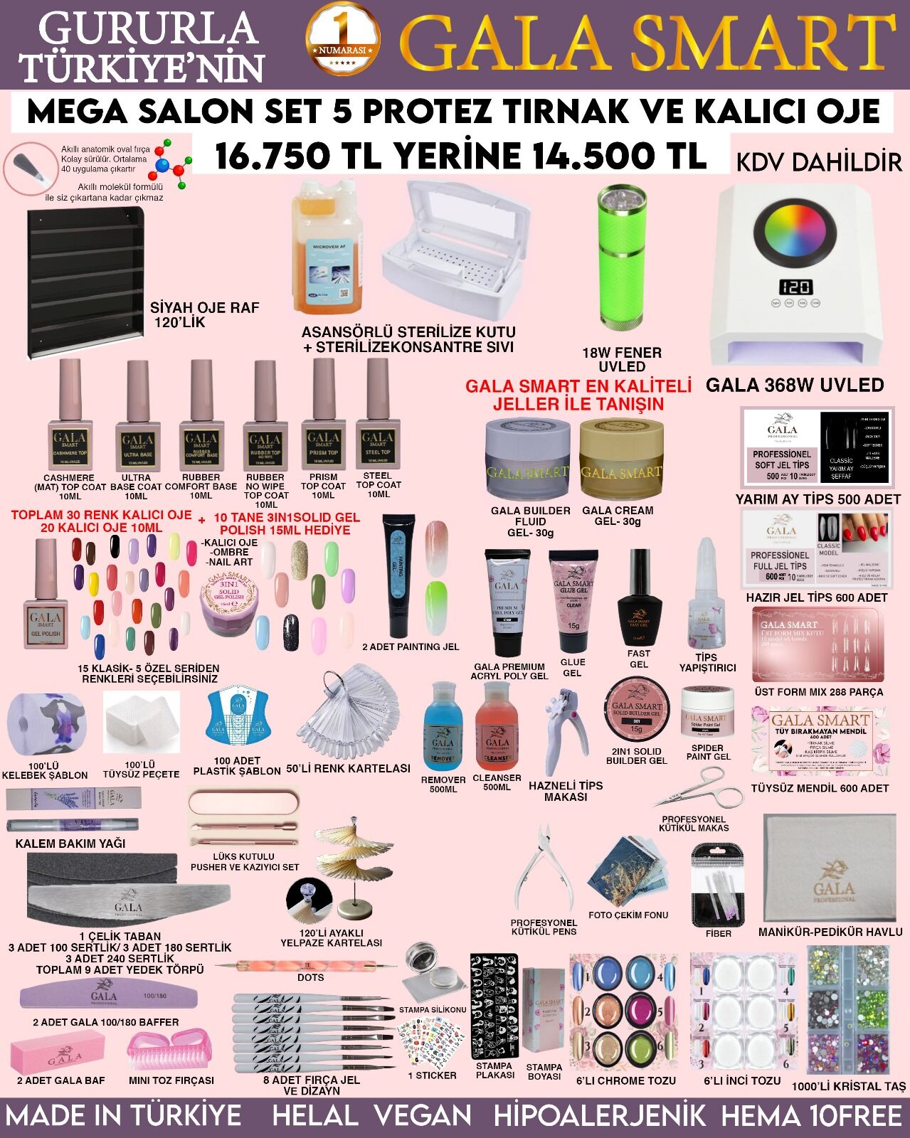 GALA SMART - MEGA SALON SET 5