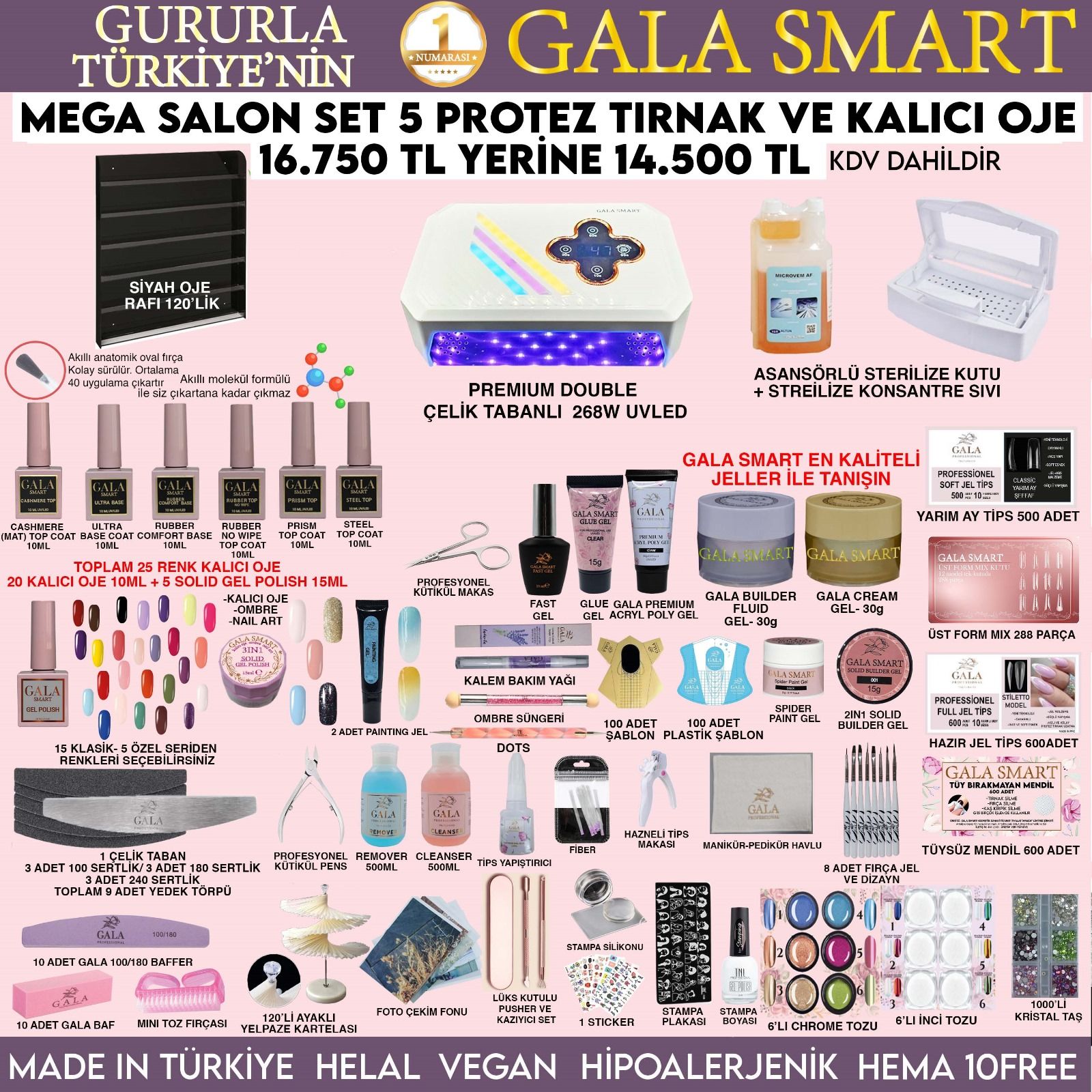 GALA SMART - MEGA SALON SET 5