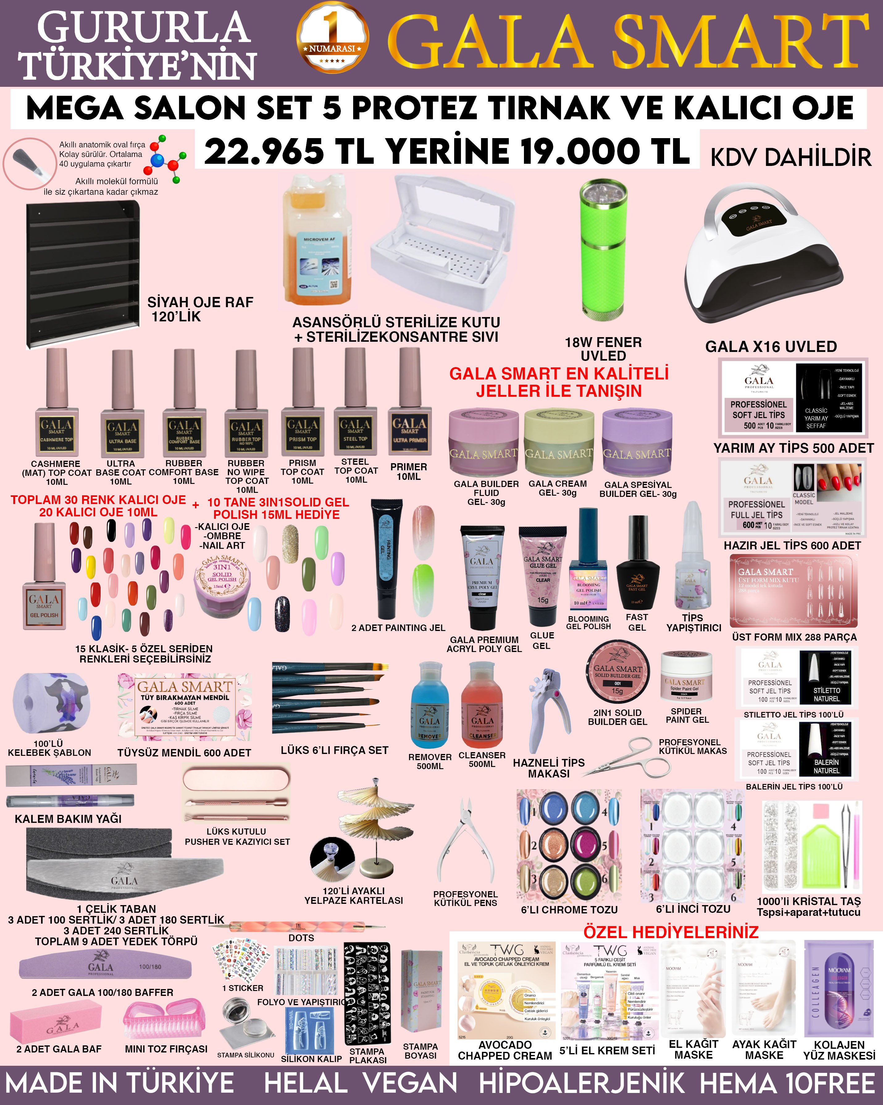 GALA SMART - MEGA SALON SET 5